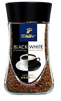 Кофе растворимый сублимированный Tchibo Black & White 200 гр. стекло